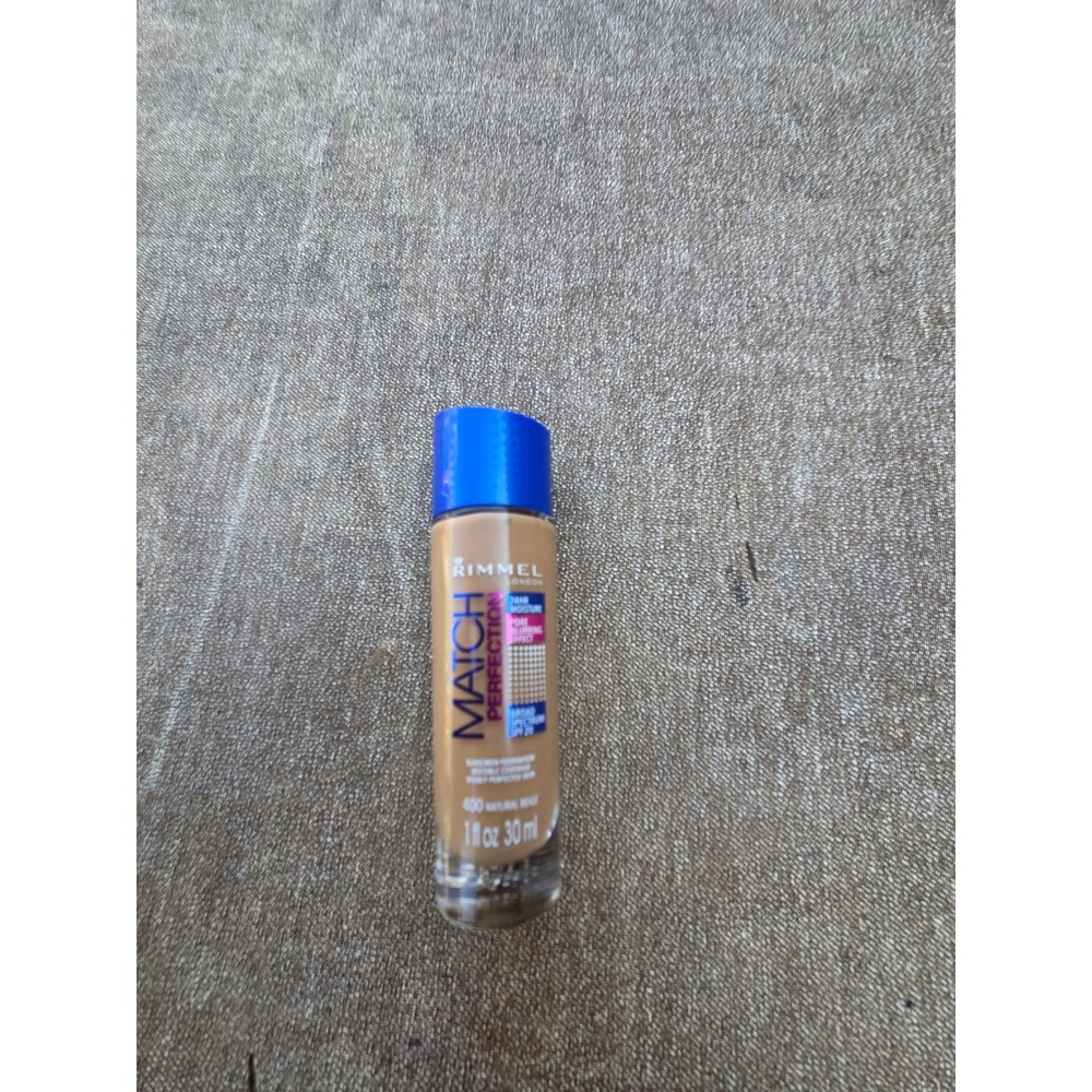 Rimmel London Match Perfection Foundation 400 Natural Beige SPF 20 1oz 30ml